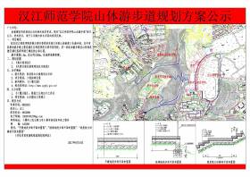 关于“汉江师范学院山体游步道规划方案”公示