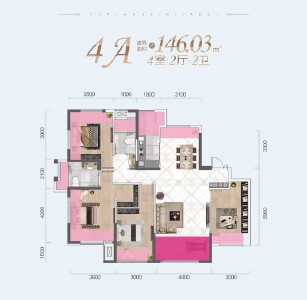 郧阳新天地·澜庭4A户型