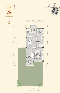 S49户型建面约254.08㎡6室3厅