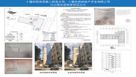 关于十堰市税务局第二税务分局、十堰中房房地产开发有限公司 办公楼加装电梯项目规划建筑方案批前公示 