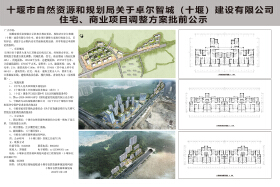 关于卓尔智城（十堰）建设有限 公司住宅、商业项目调整方案批前公示