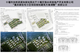 关于十堰百强合祥房地产开发有限公司 “重庆路住宅小区项目规划建筑方案调整”批前公示