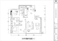 建面约204㎡顶层复式