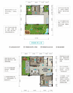 建面约165.54㎡A-1跃层户型