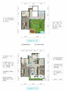 建面约157.96㎡B-1跃层户型