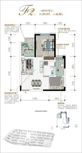 H2 一房两厅单卫