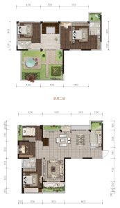 国瑞中心复式T4-A1户型