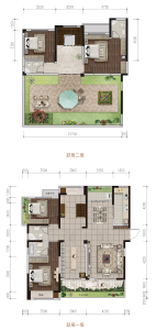 国瑞中心复式T3-A1户型 