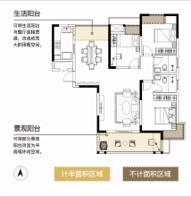 约125㎡臻美户型|阳光与生活同在，美好如期而至