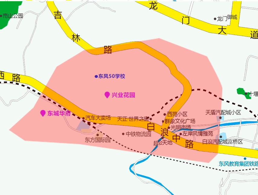 十堰市经济开发区学校划片地图出炉,你家孩子学区在哪里?