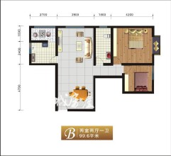 学区房中的精品 东山学府99.6平米经典户型赏析