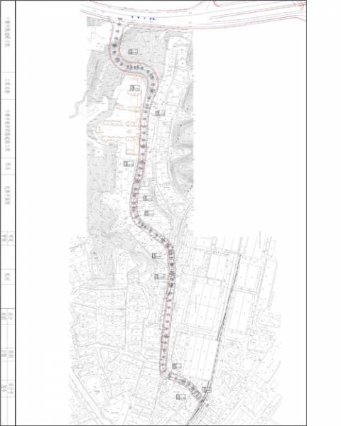 银河西路道路工程规划总平面图