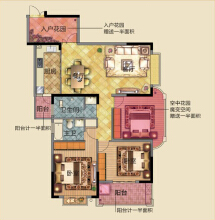 面朝阳光春暖花开 盛元·香山苑精品室户型赏析